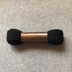 Gucci shoe laces 1 pair of black laces NEW
